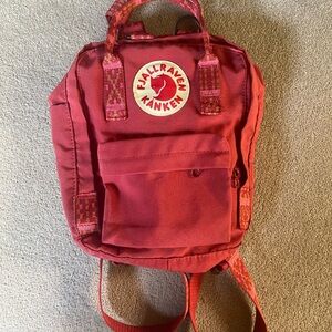 Fjallraven Red Accessories Bag Durable Design